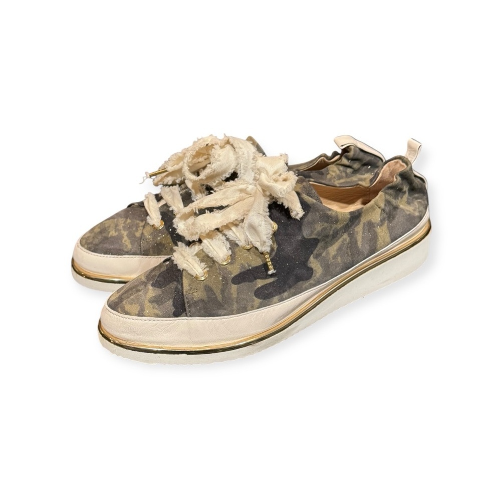 Ron White Camo Sneakers with Textured Fabric EU‎ 39.5 - Picture 5 of 10